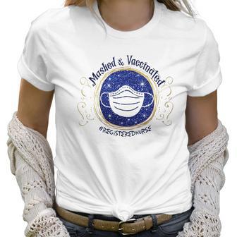 Registered Nurse Vaccinated Women T-Shirt | Favorety UK