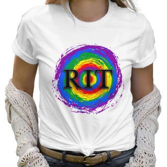 Rochester Institute Of Technology University Rainbow Flag 2020 Women T-Shirt | Favorety UK