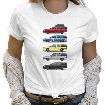 Stack Of Volvo 850R T5 Wagons Womens T-Shirts Women T-Shirt | Favorety DE