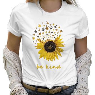 Trish Lucia Sunflower Be Kind Women T-Shirt | Favorety DE