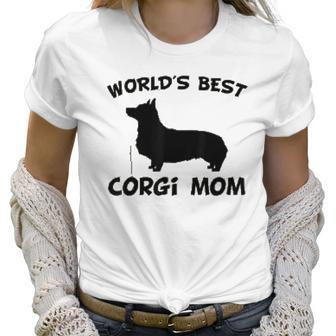 Worlds Best Corgi Mom Dog Owner Women T-Shirt | Favorety UK