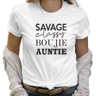 Ykomow Savage Classy Bougie Auntie Women T-Shirt | Favorety DE