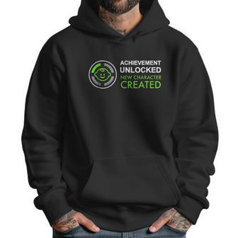 1St Fathers Day Achievement Unlocked Fatherhood Men Hoodie | Favorety CA