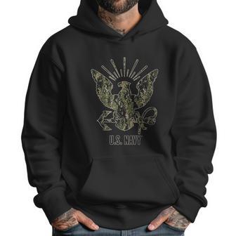 762 Design Usn Type3 Camouflage Eagle Heather Black Men Hoodie | Favorety UK