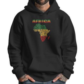 African Continent Afro American Reggae Flag Men Hoodie | Favorety