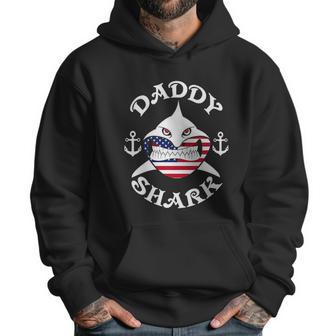 American Daddy Shark Under The Water Men Hoodie | Favorety CA