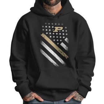 American Purdue Boilermakers Flag Men Hoodie | Favorety