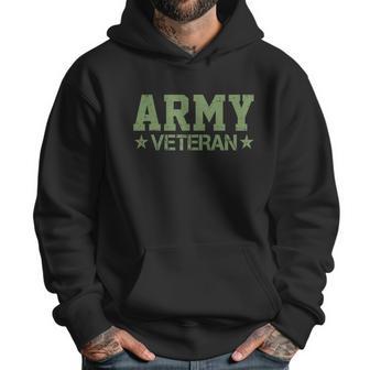 Army Veteran Distress Logo Graphic Design Printed Casual Daily Basic Men Hoodie | Favorety UK