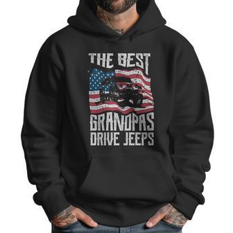 Best Grandpa Drivie Jeep Vintage New Design Men Hoodie | Favorety CA