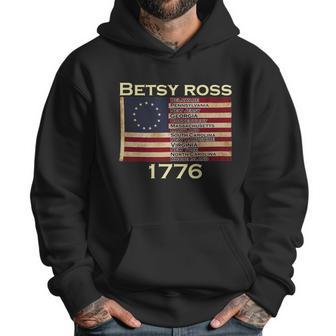 Betty Ross Original Colonies Flag Men Hoodie | Favorety UK