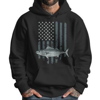 Bonito Fishing Vintage American Flag Tuna Skipjack Fisherman Men Hoodie | Favorety DE