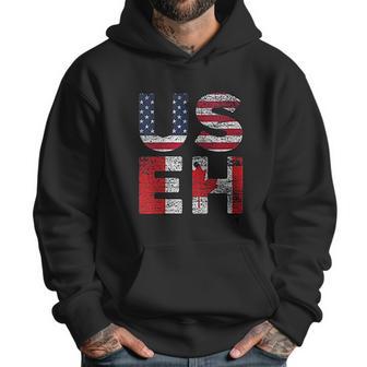 Canadian Pride American Usa Useh Us Flag Canada Men Hoodie | Favorety CA