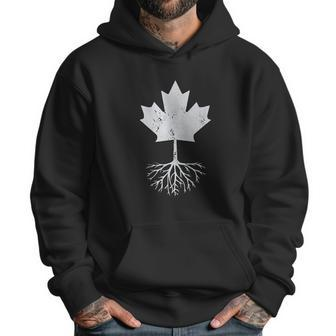 Canadian Roots Maple Leaf Canada Flag Design For Canadiens Men Hoodie | Favorety