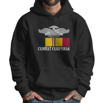 Combat Corpsman Action Ribbon Fmf Veteran Men Hoodie | Favorety