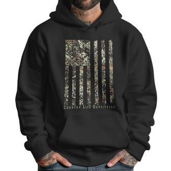 Country Life Outfitters Camo American Flag Men Hoodie | Favorety DE