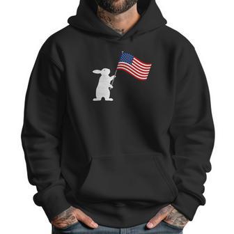 Cute Rabbit Usa Flag World War Champs July 4Th Men Hoodie | Favorety AU