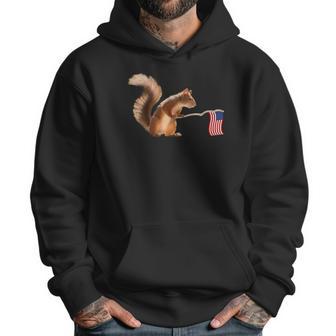 Cute Squirrel Usa Flag World War Champs July 4Th Men Hoodie | Favorety DE