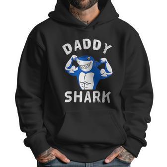 Daddy Shark Gym Lover Dad Birthday Gifts Men Hoodie | Favorety