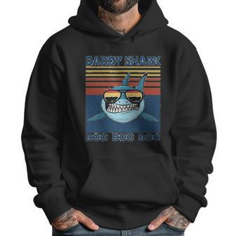 Daddy Shark Wears Sunglasses Dad Birthday Gifts Men Hoodie | Favorety