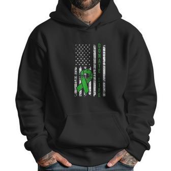 Distressed Donate Life Usa Flag Organ Kidney Donor Ribbon Men Hoodie | Favorety CA