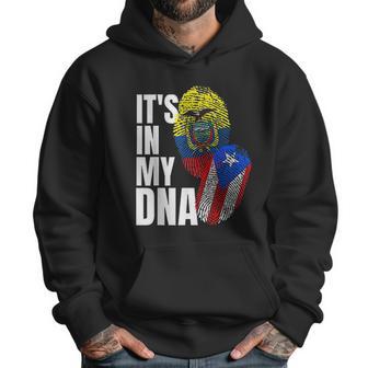 Ecuadorian And Puerto Rican Dna Mix Flag Heritage Gift Men Hoodie | Favorety DE