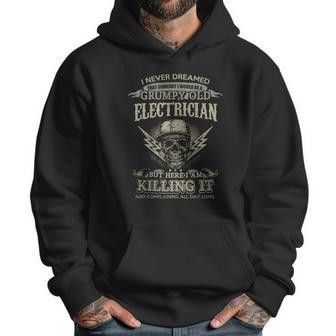 Electrician Man - Electrician Dad - Electrician - Lineman - Electric - Electricity - Electrician T-Shirts - Electrician Shirt - Funny Electrician Shirts - Lineman T-Shirts Men Hoodie | Favorety