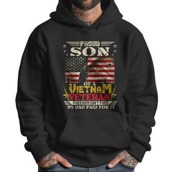 Freedom Isnt Freegreat Giftproud Son Of A Vietnam Veteran Dad Gift Graphic Design Printed Casual Daily Basic Men Hoodie | Favorety