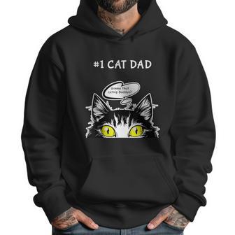 Mens Funny Cat Fathers Day Catnip Crack Cat Weed Best Cat Dad Men Hoodie | Favorety UK