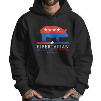 Grilling Dad Bbq Ribertarian Funny Politics Fathers Day Cute Gift Men Hoodie | Favorety DE