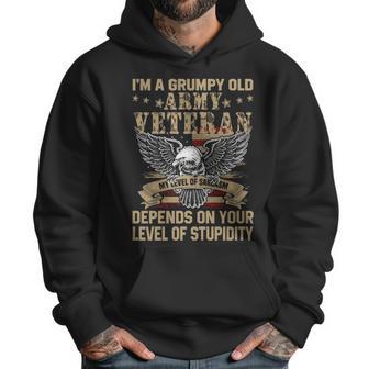 Im A Groumpy Old Army Veteran Men Hoodie | Favorety CA