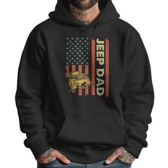 Jeep Dad American Flag Fars Day 4Th Of July Men Hoodie | Favorety