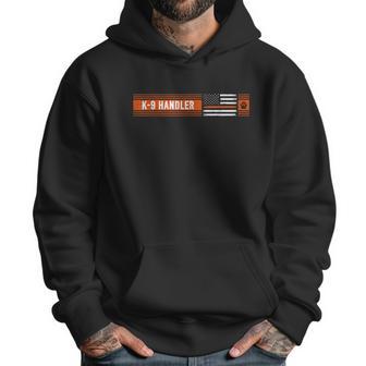 K9 Handler Search & Rescue Thin Orange Line Flag K9 Unit Graphic Design Printed Casual Daily Basic Men Hoodie | Favorety AU