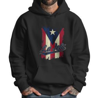 La Jefa Puerto Rico Flag Men Hoodie | Favorety