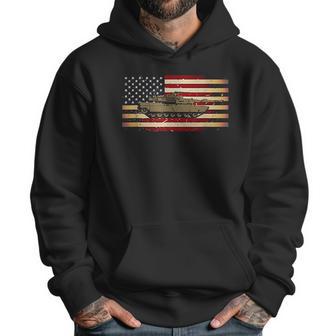 M1 Tank And American Flag Veterans Men Hoodie | Favorety UK