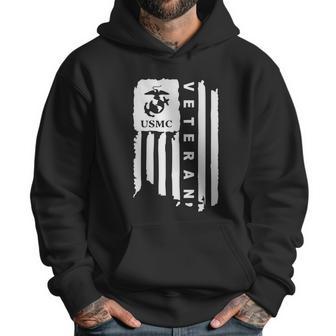 Marine Corps Usmc Veteran Us Flag Graphic Design Printed Casual Daily Basic Men Hoodie | Favorety DE