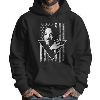 Martin Luther King Jr Distressed Usa Flag Men Hoodie | Favorety AU