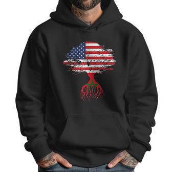 Moroccan Roots American Flag Morocco Gifts Men Hoodie | Favorety UK