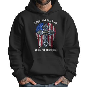 Notre Dame Fighting Irish Stand For The Flag Kneel For The Cross Men Hoodie | Favorety UK