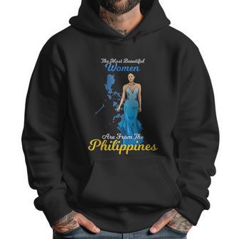 Philippines Pinay Filipina Pride Proud Flag Beautiful Woman Men Hoodie | Favorety CA