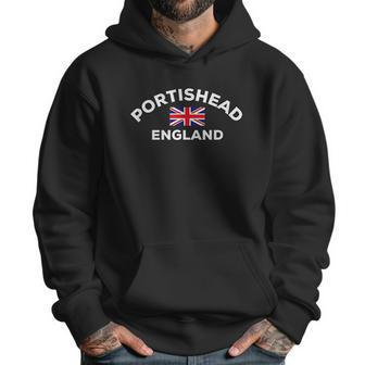 Portishead England Uk United Kingdom Union Jack Flag City Men Hoodie | Favorety