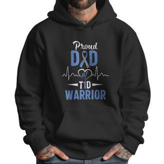 Proud Dad Diabetes Awareness Type 1 Insulin Pancreas Men Hoodie | Favorety UK