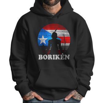 Puerto Rican Flag Taino Sun Boriken Borinquen Borikua Taino Men Hoodie | Favorety CA