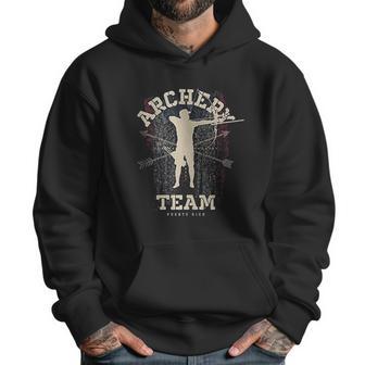 Puerto Rico Archery Team Sports Puerto Rican Flag Bow Men Hoodie | Favorety CA