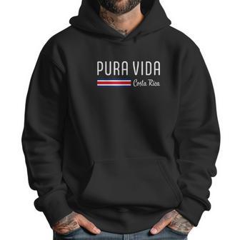 Pura Vida Costa Rica With Costa Rica Flag Men Hoodie | Favorety UK