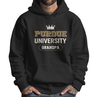 Purdue University Grandpa Great Gift For Grandparents Men Hoodie | Favorety