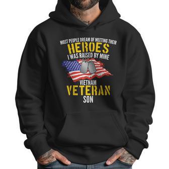 Raised By My Hero Proud Vietnam Veterans Son Men Hoodie | Favorety AU