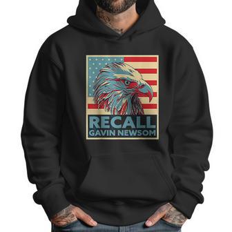 Recall Gavin Newsom 4Th Of July Us American Flag Eagle Men Hoodie | Favorety