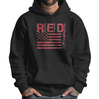 Red Fridays Remember Everyone Deployed American Flag Men Hoodie | Favorety