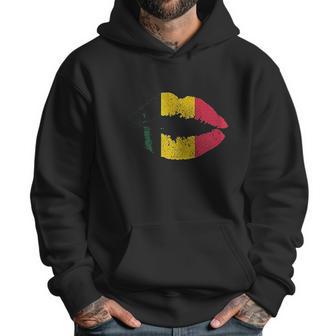 Reggae Kissing Lips Flag Men Hoodie | Favorety AU