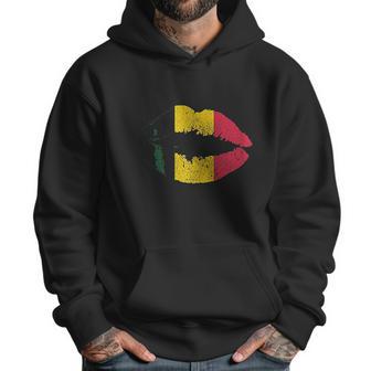 Reggae Kissing Lips Flag Rastafari Rasta Men Hoodie | Favorety AU